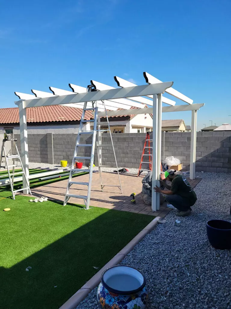 pergola installation