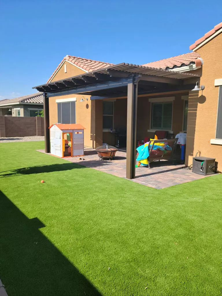 backyard pergola for children