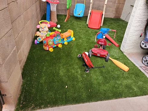 kid friendly artificial grass